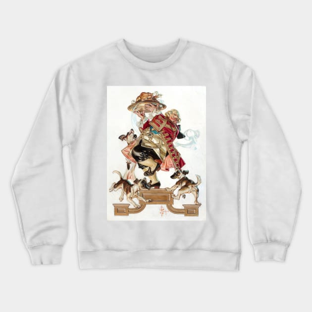 Thanksgiving Turkey, Joseph Christian Leyendecker Crewneck Sweatshirt by immortalpeaches